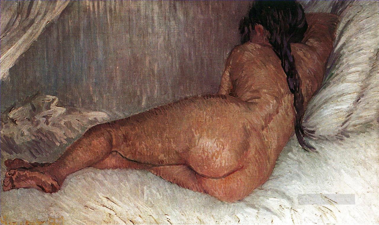 Nude Woman Reclining Seen from the Back Vincent van Gogh Oil Paintings
